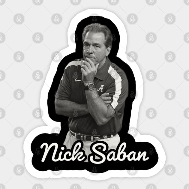 Nick Saban / 1951 Sticker by Nakscil